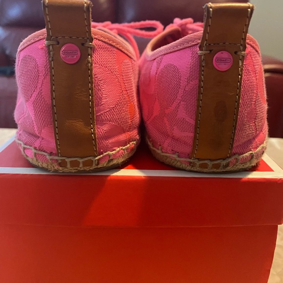 COACH- Espadrilles Sneakers-Fuschia 9.5 - Picture 6 of 8